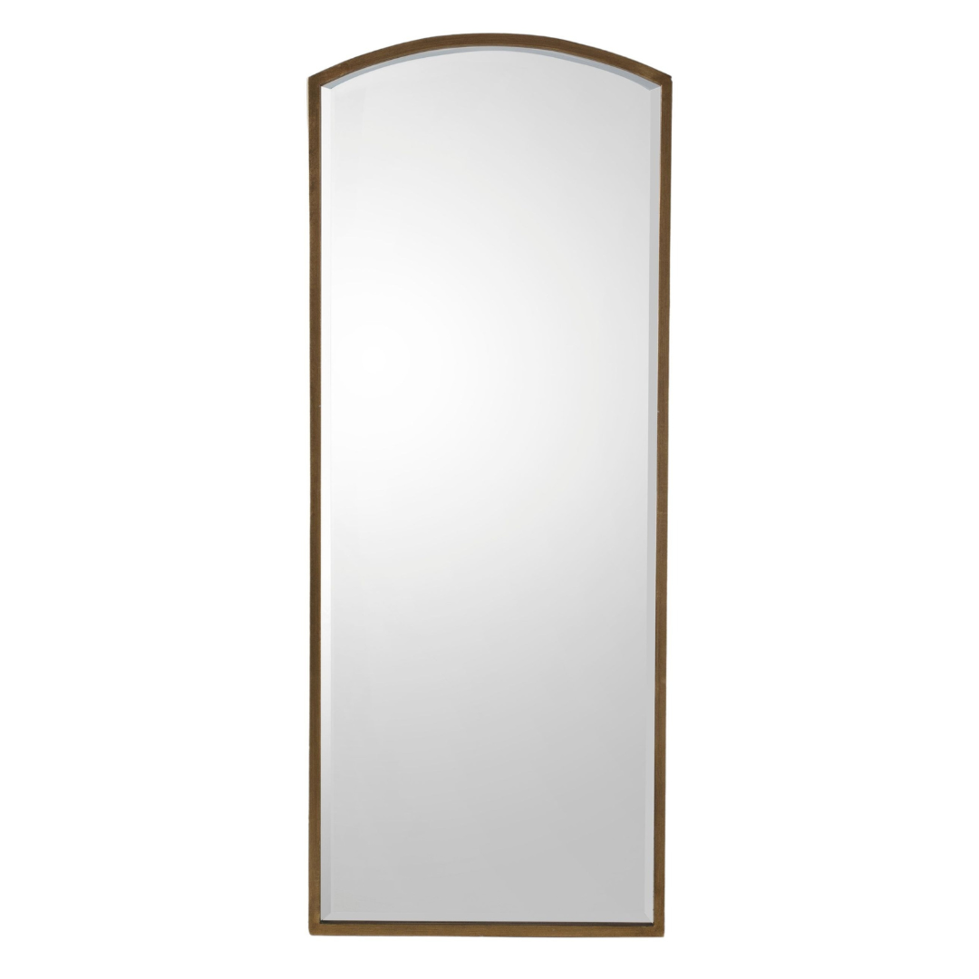 Watermoor Floor Length Mirror in Gold - Arched
