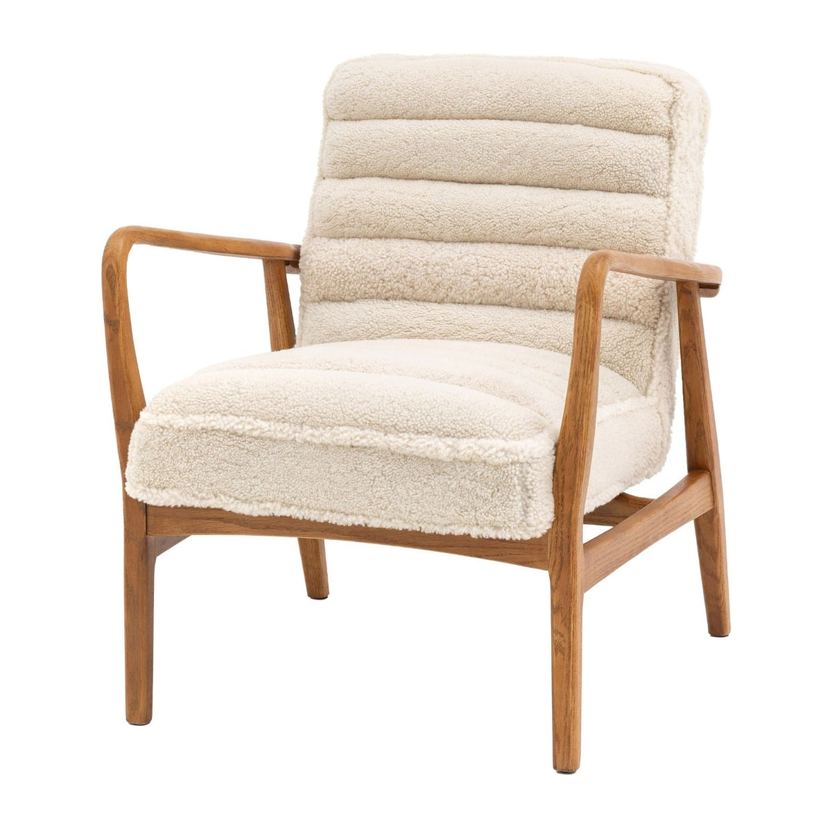 Occasional Chair York in Cream Sheepskin