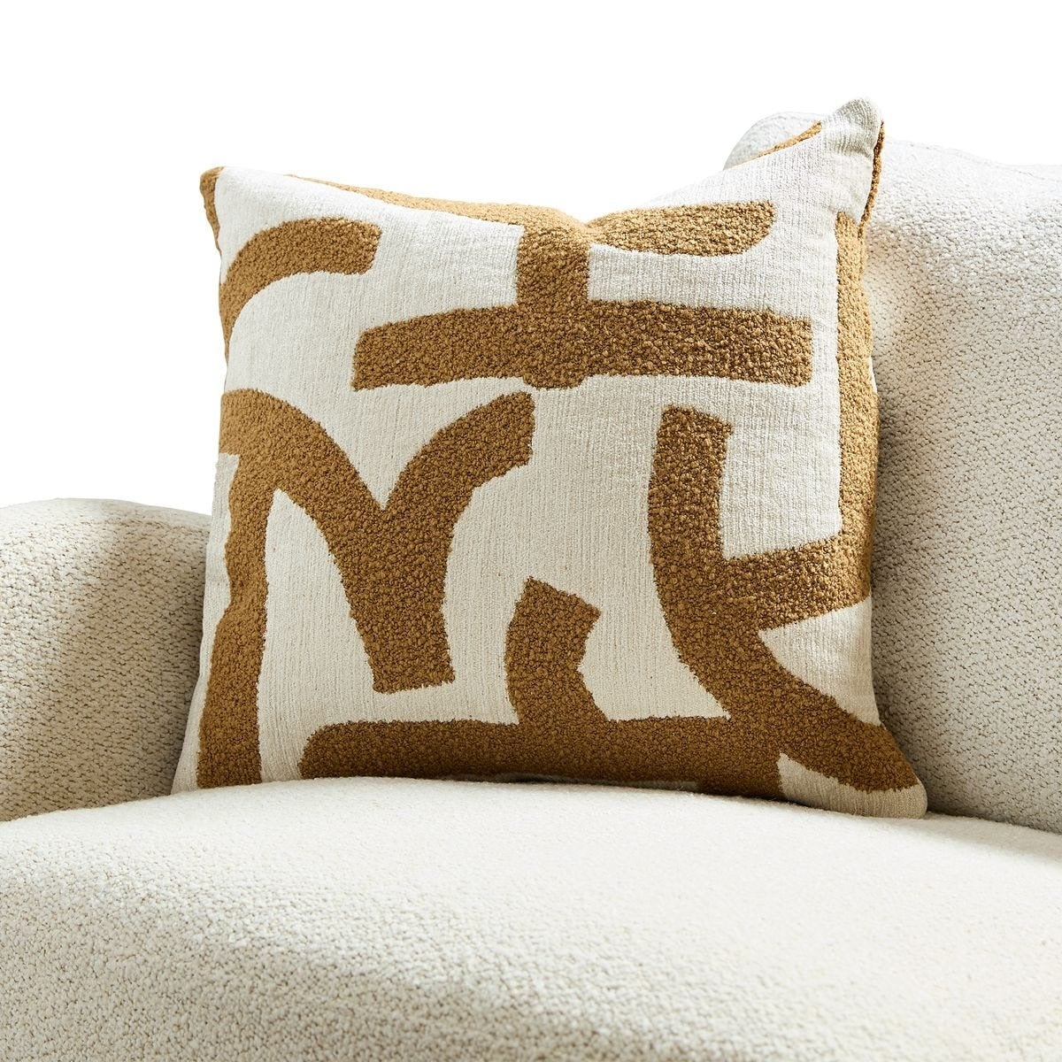 The Flip Side Cushion in Toffee