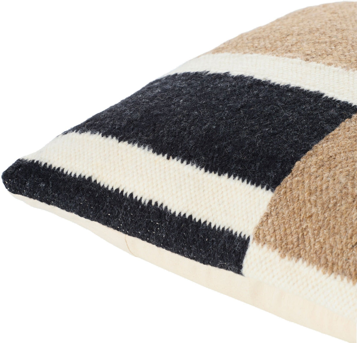 Osmund Woven Cushion in Black - 51 x 51 cm