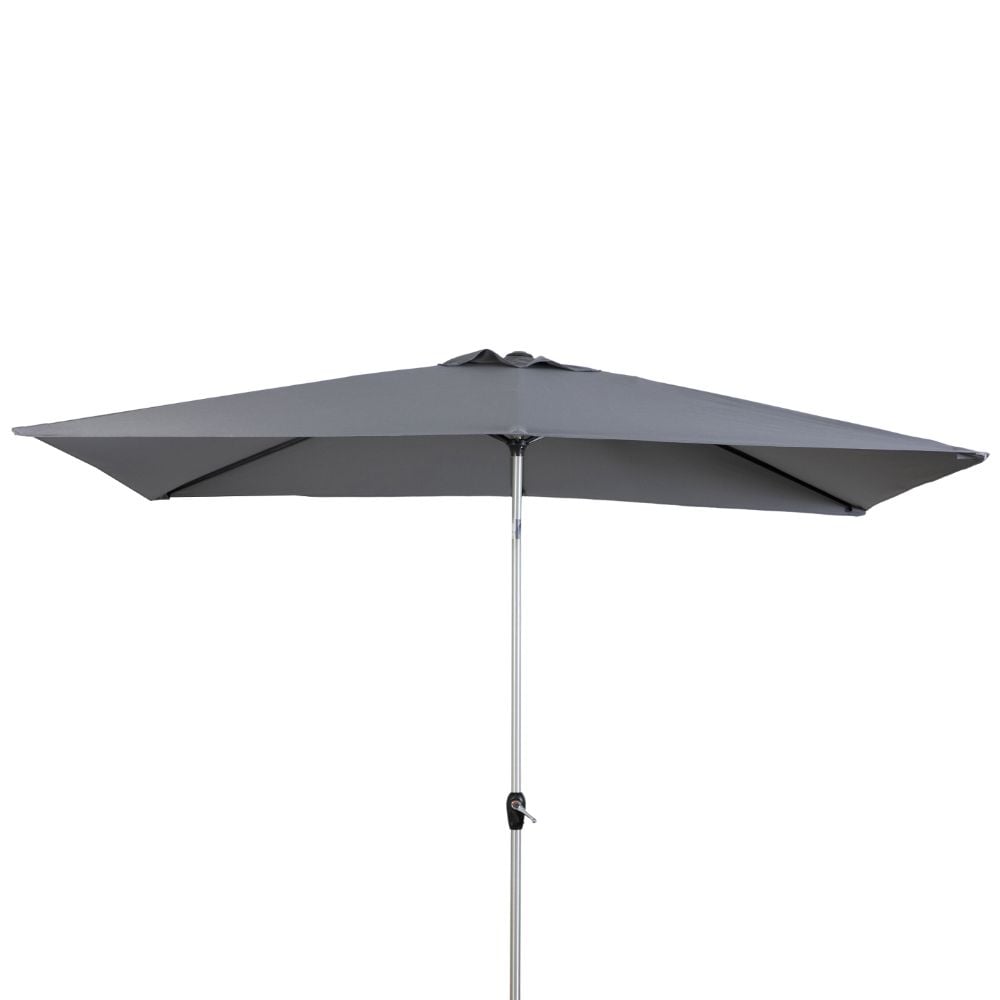 Milos 2x3m Grey Rectangular Parasol