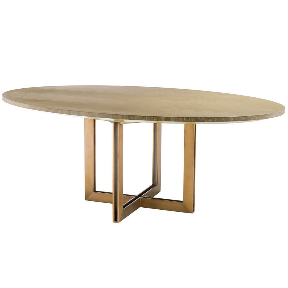 Melchior Oval Dining Table in Washed Oak - 200cm