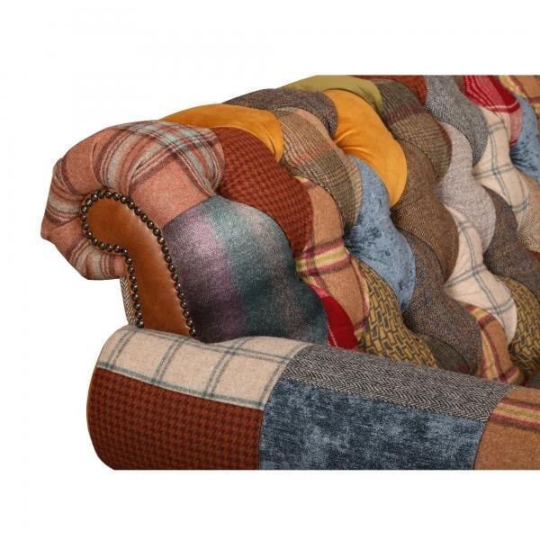 Dickinson Patchwork 2.5 Seat Sofa Fabric & Leather