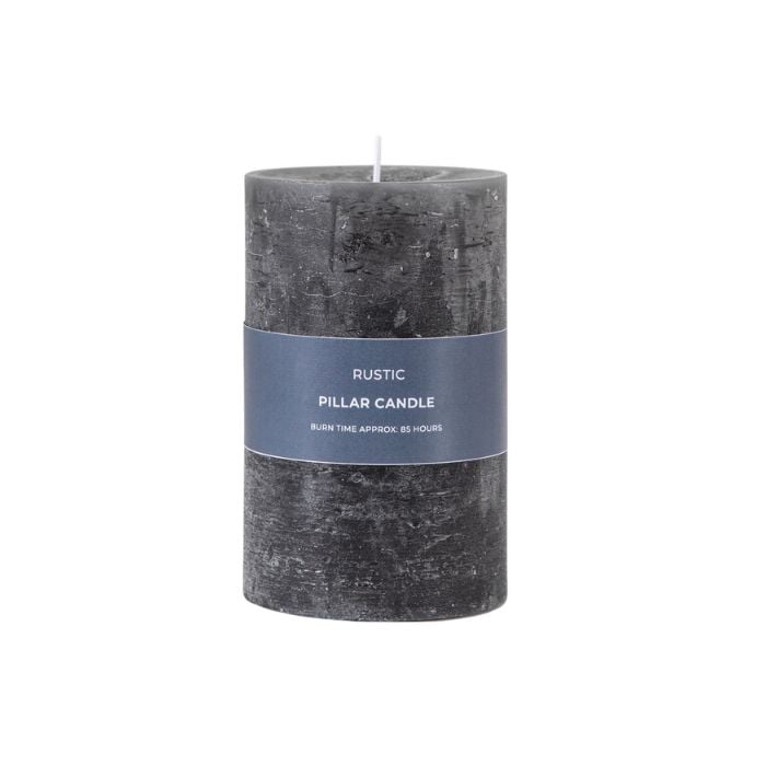 Pillar Candle Rustic Slate Small