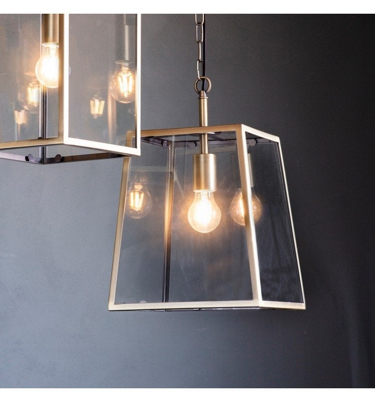Pendant Light Paeon Glass Frame