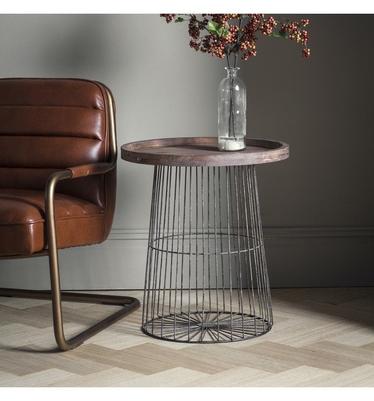 Pavilion Chic Side Table Menzies Industrial Timber