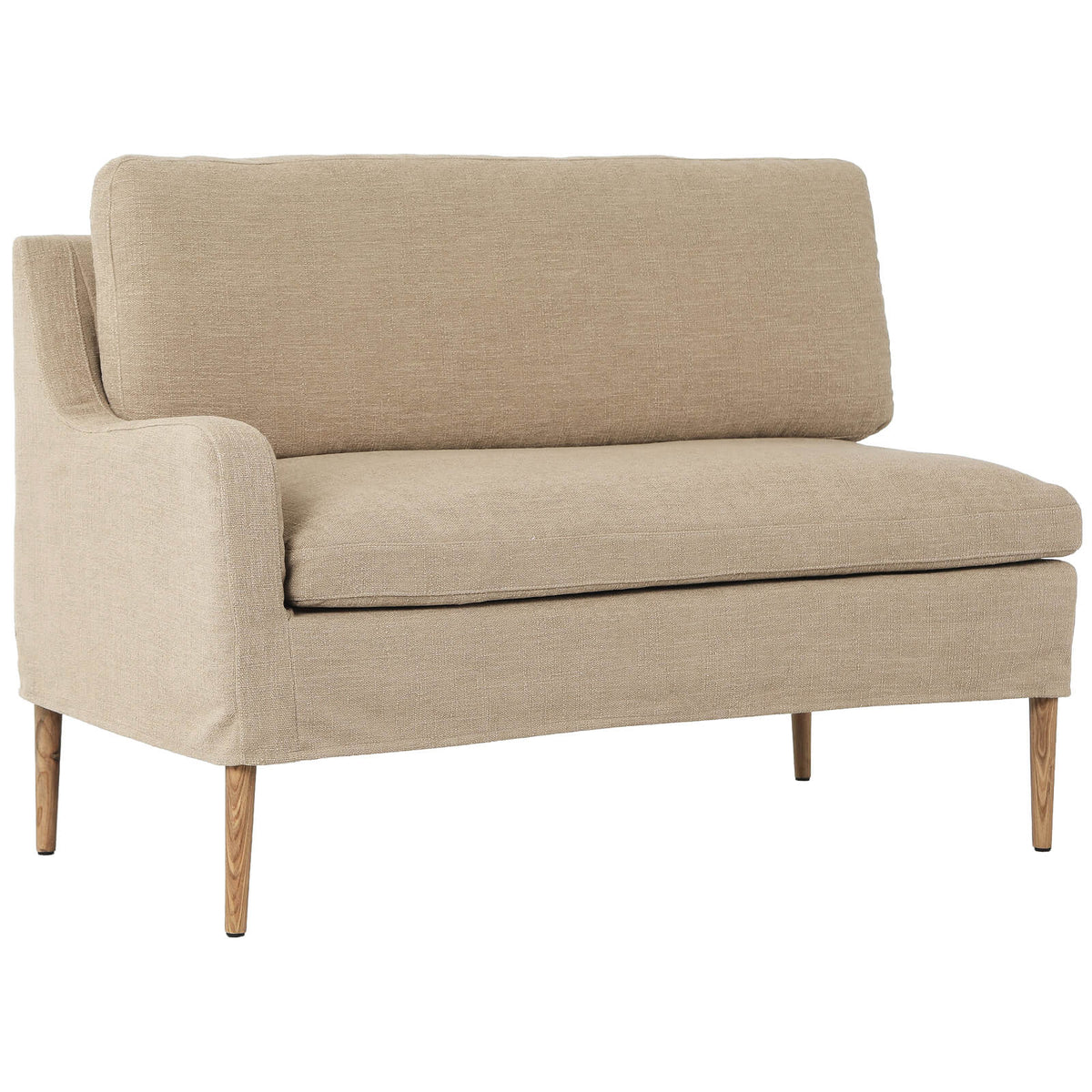 Pensham Upholstered Bench - Left-Hand-Facing Unit