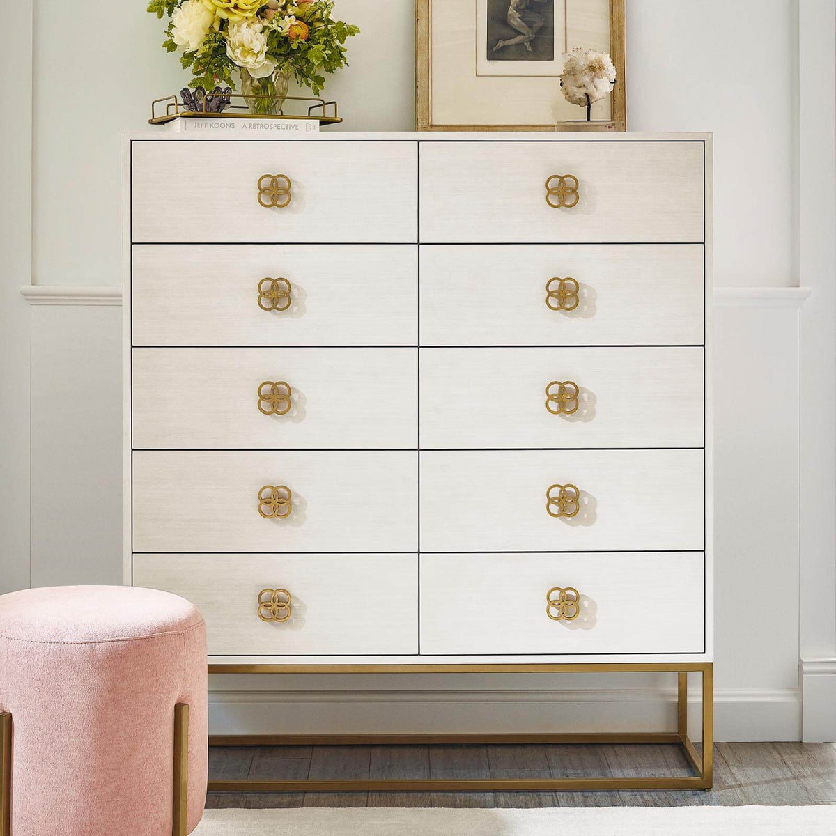 Peony Tall Chest of Drawers