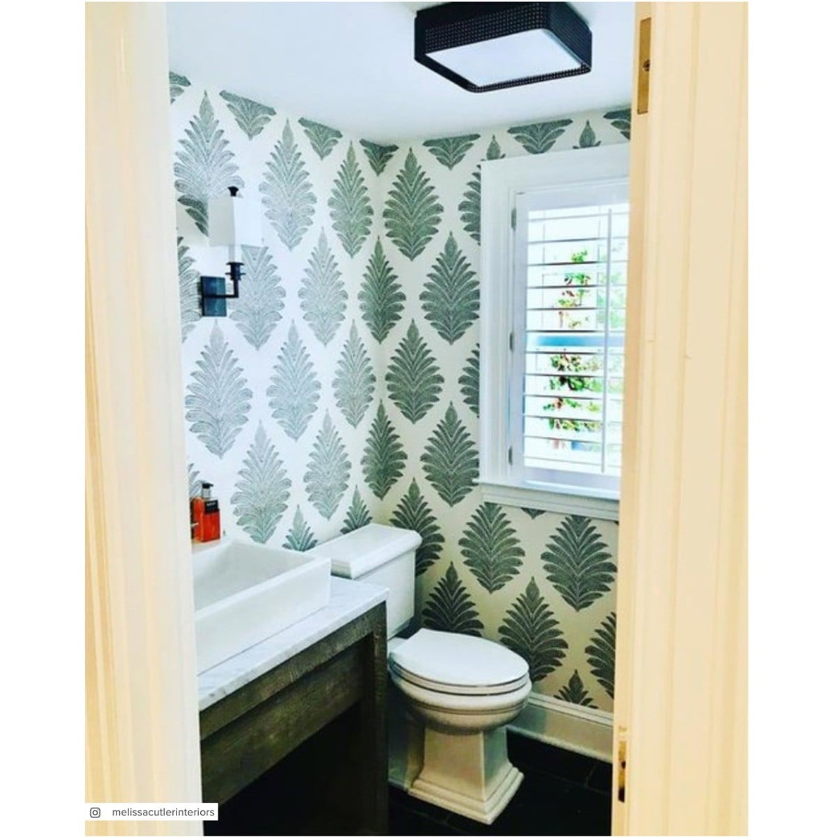 Precision Large Square Flush Mount | Bronze