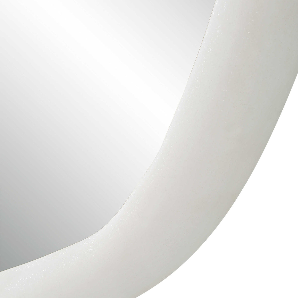 Amorphic Mirror in Ivory Stone - Large