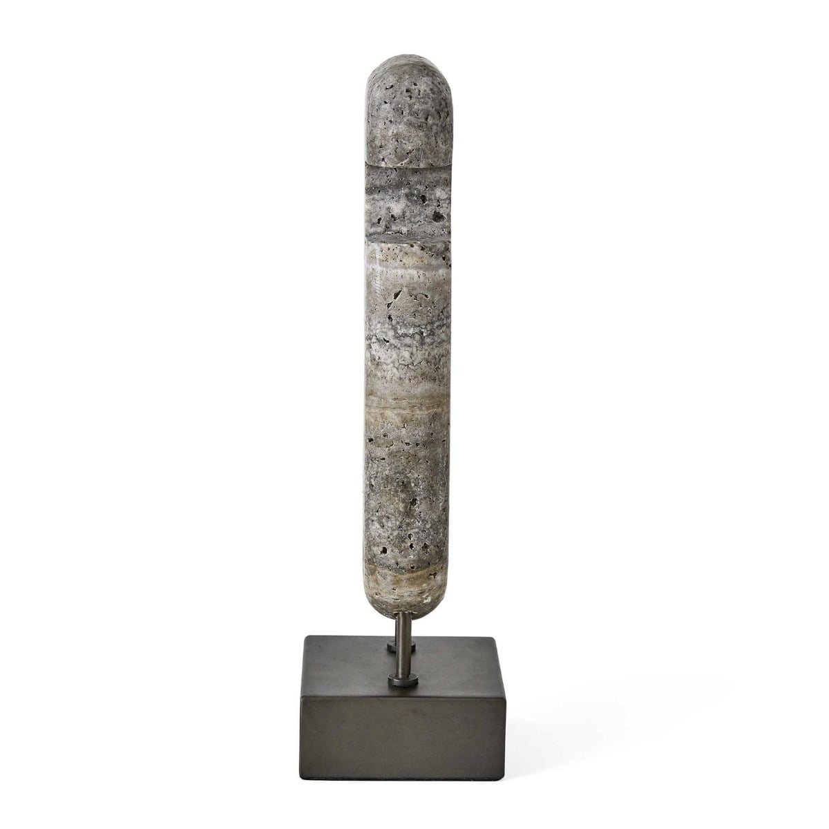 Ancient Lore Sculpture Travertine - Tall