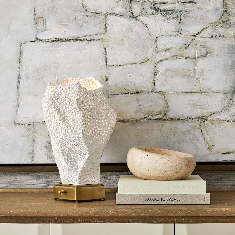 Swaddle Bowls in Travertine Set of 2