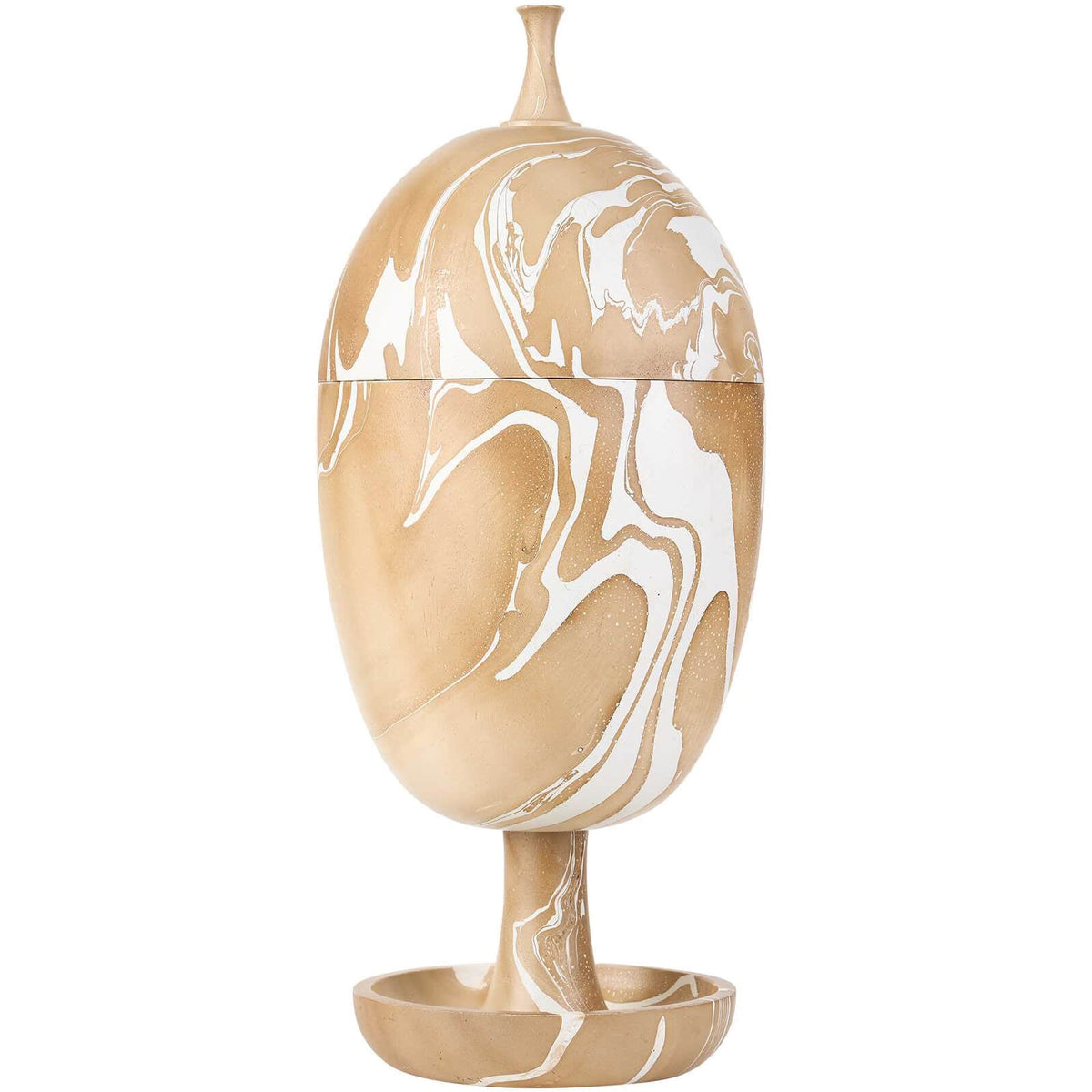 Hadden Hall Urn in Latte Swirl