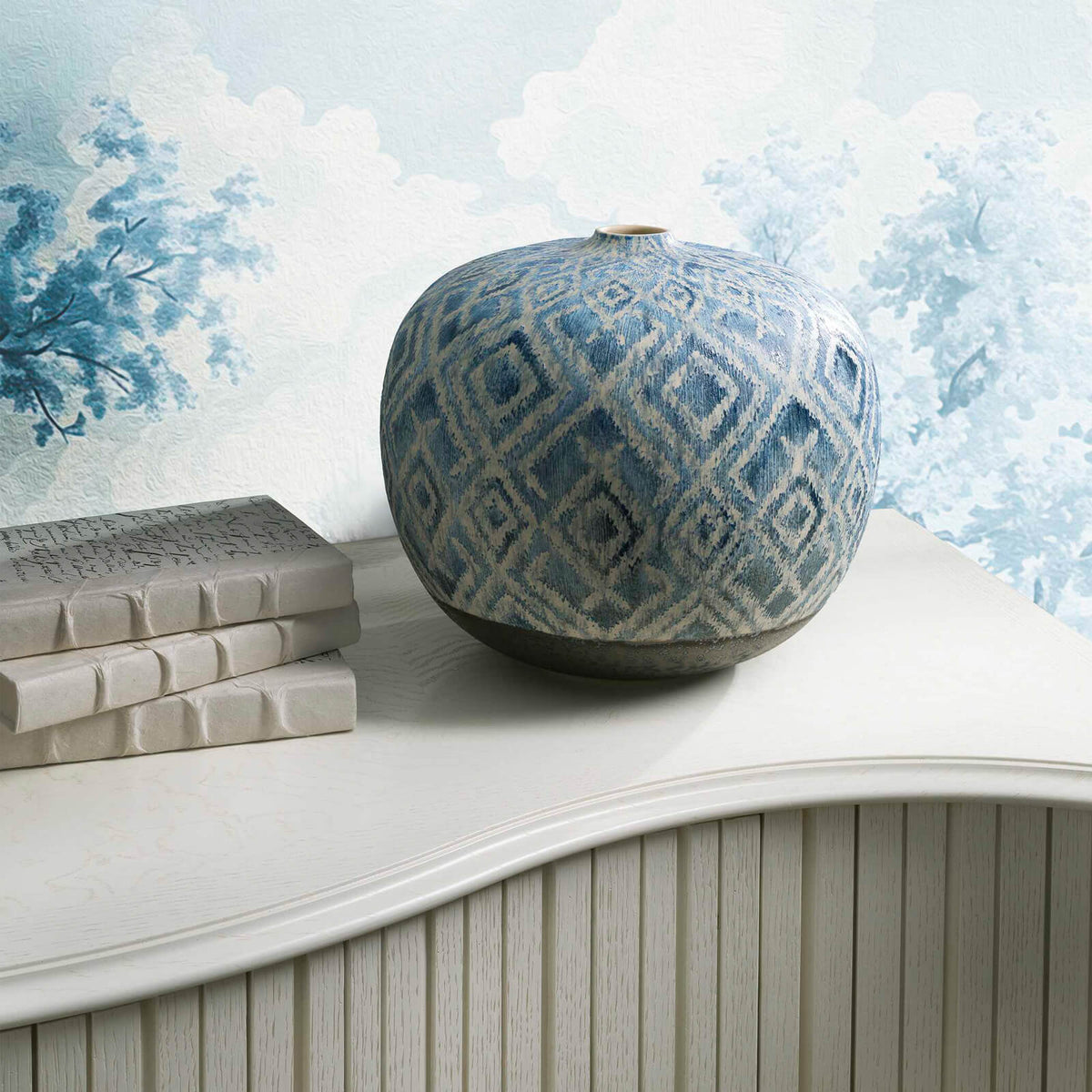 Diamond Batik Vase