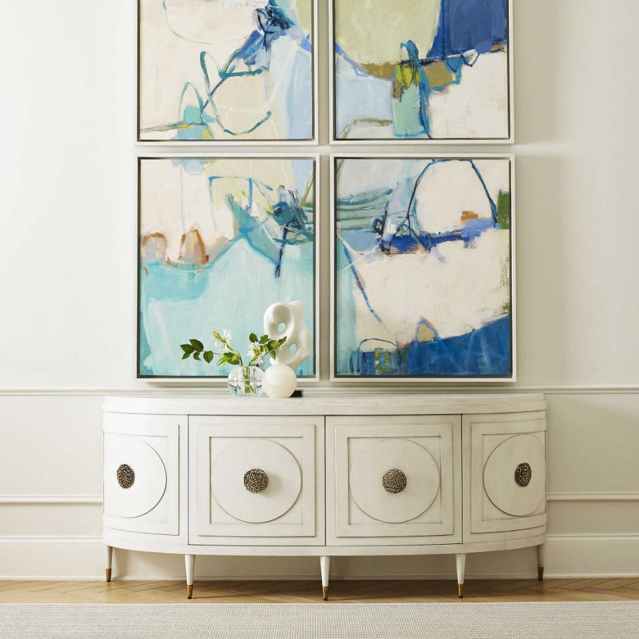 Paris Console Cabinet in White - Large
