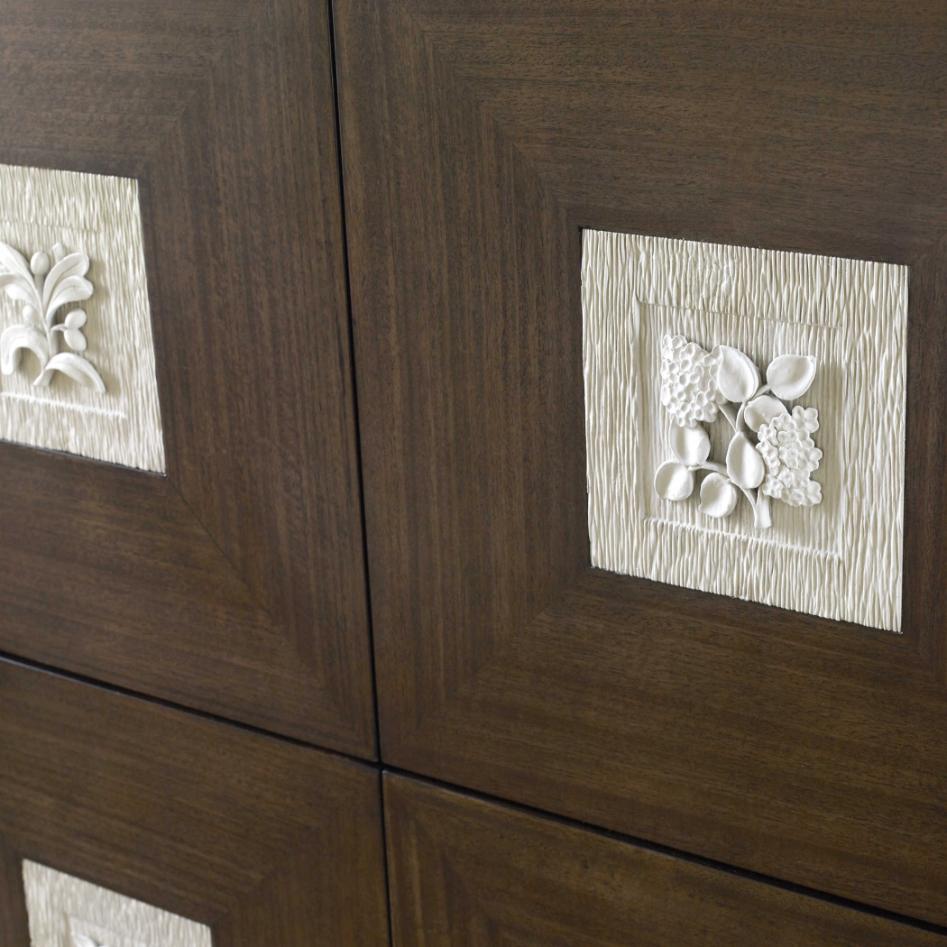 Botanical Large Wooden Cabinet