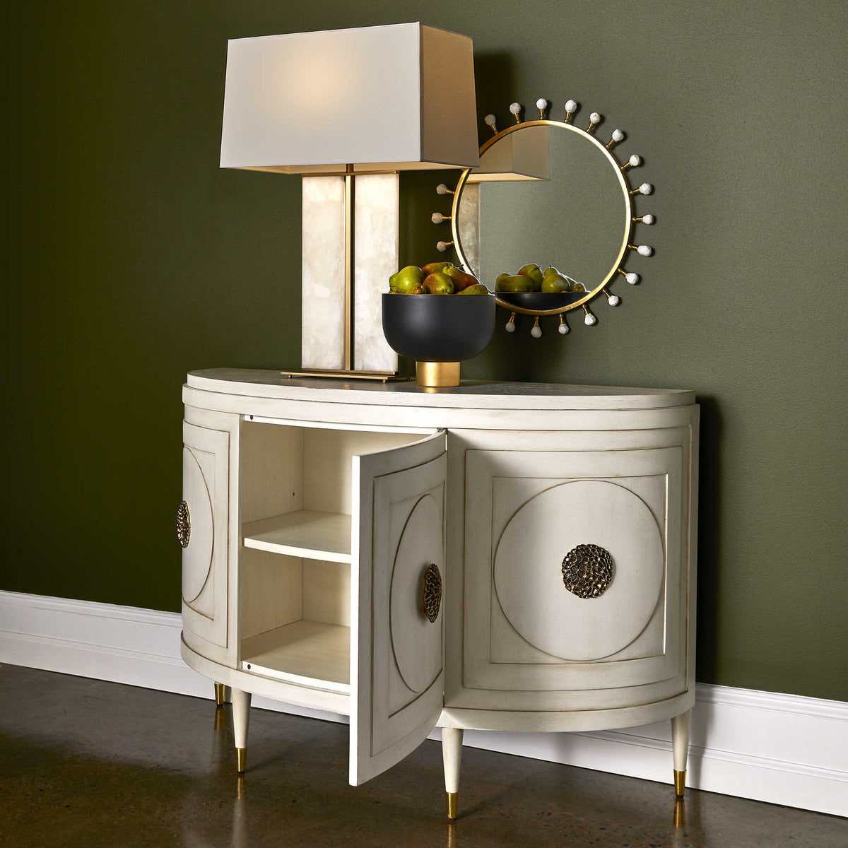 Paris Console Cabinet in White