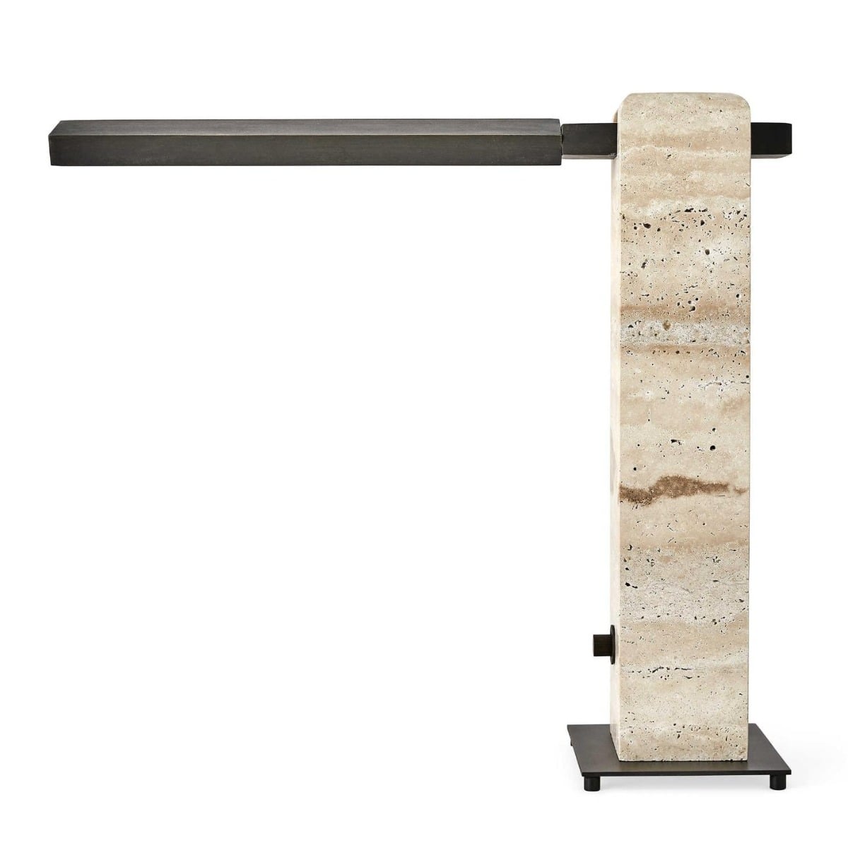 Director Table Lamp - Travertine