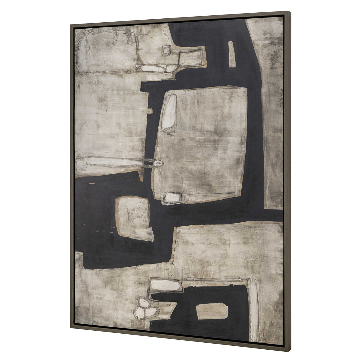 Been Around The Block Framed Canvas