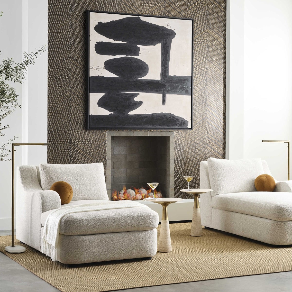 Rock On Framed Canvas