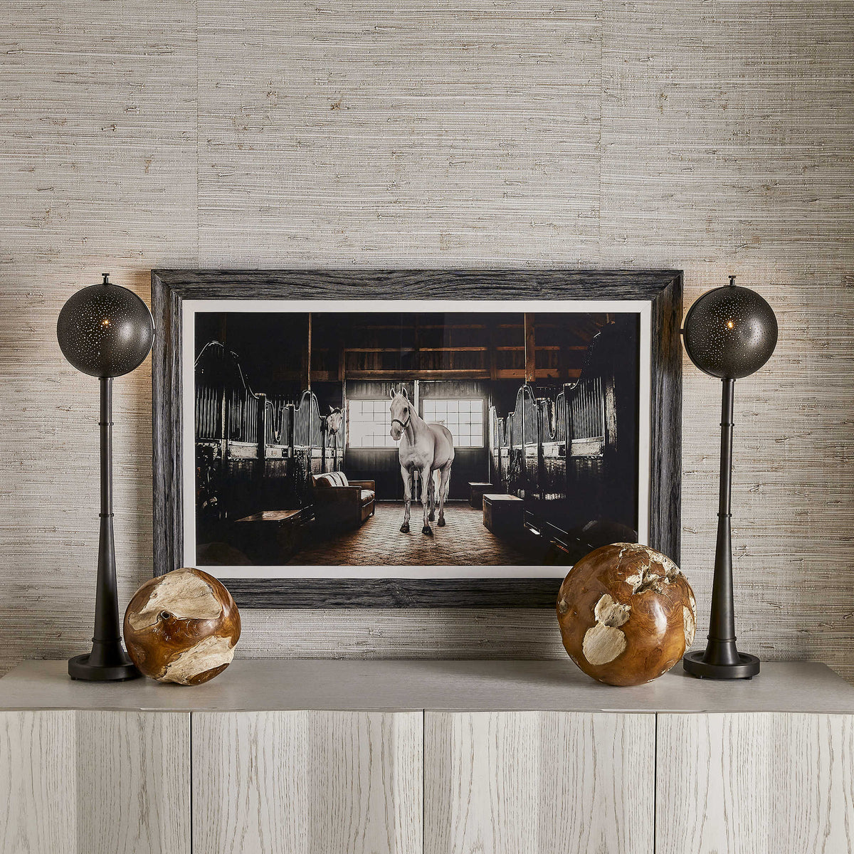 Equine Estate Framed Print