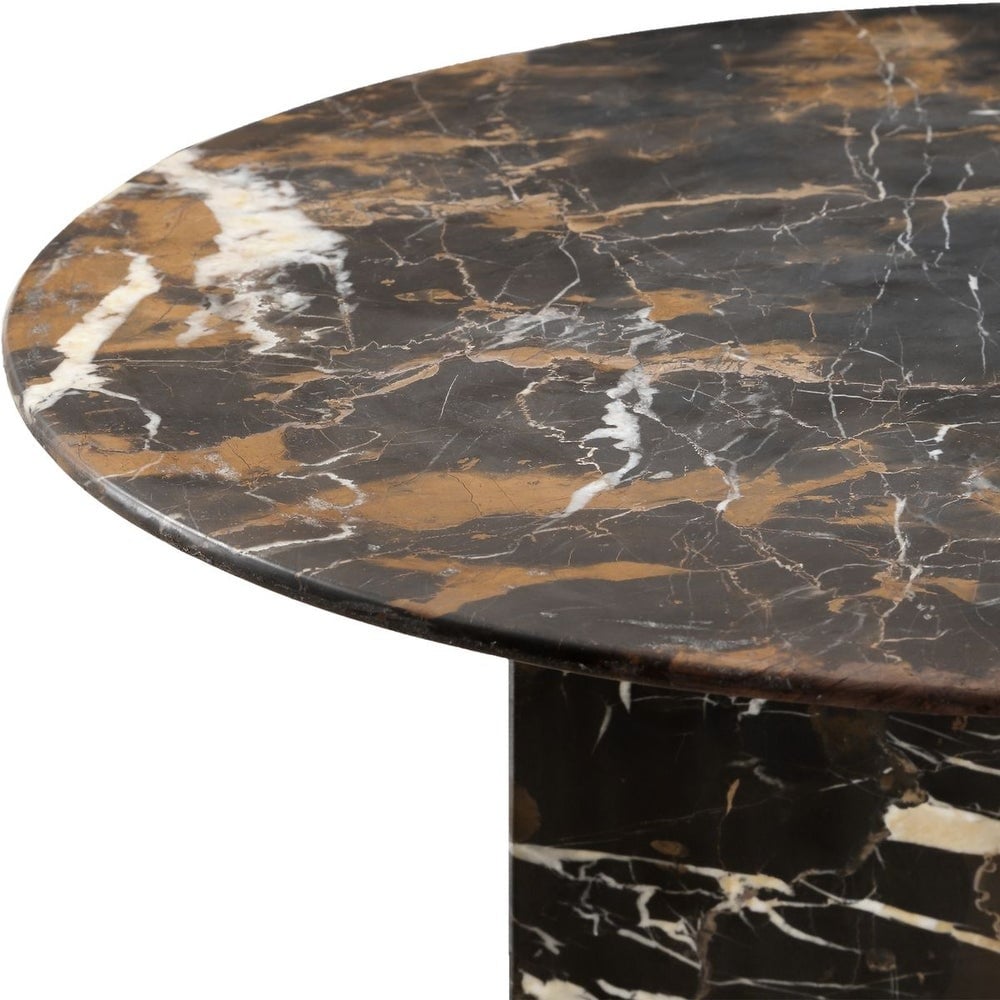 Joist Accent Table in Michelangelo Marble