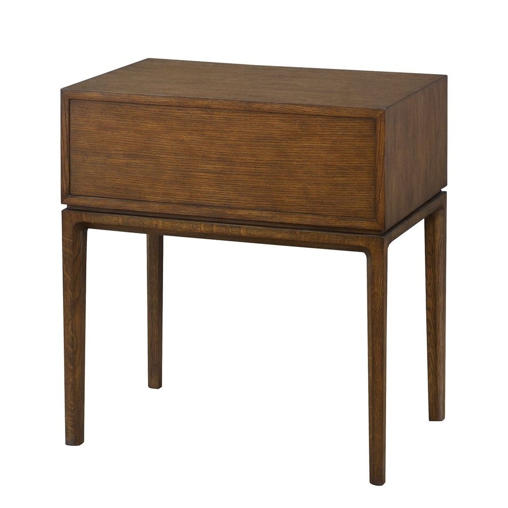 Roundabout Side Table in Cocoa Brown