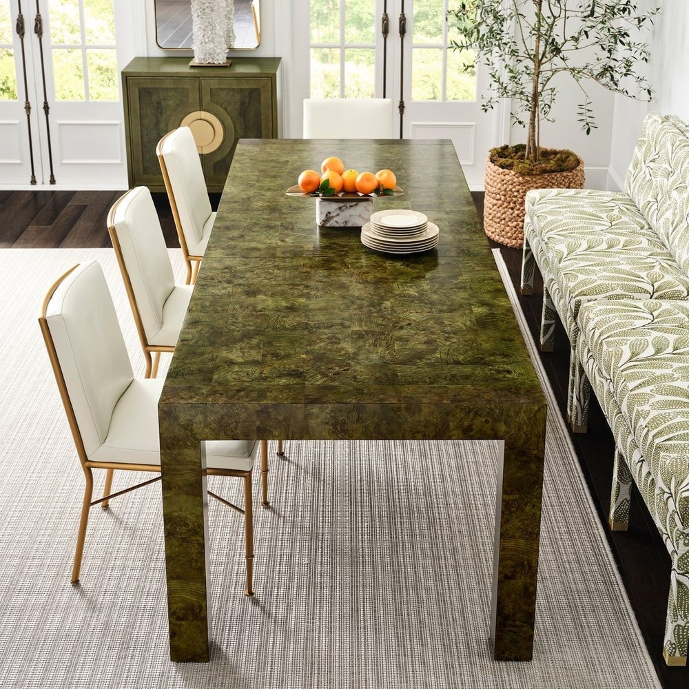 Ingrain Extending Dining Table in Olive - 213-264cm