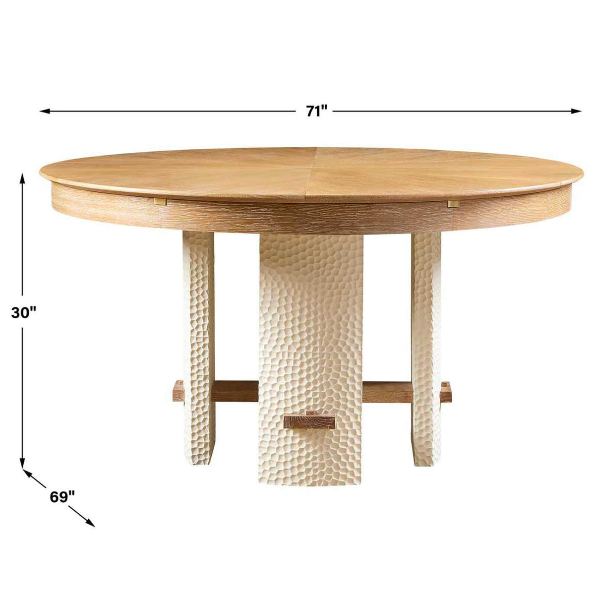 Hewn Extending Dining Table - 140-180cm