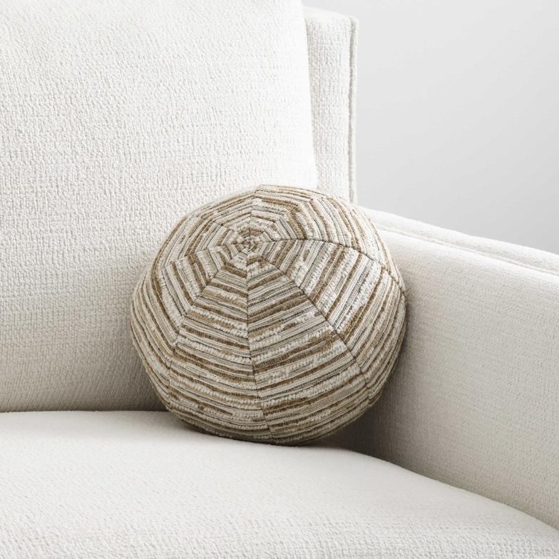 Ball Bearing Pillow - Rag Rug Wheat