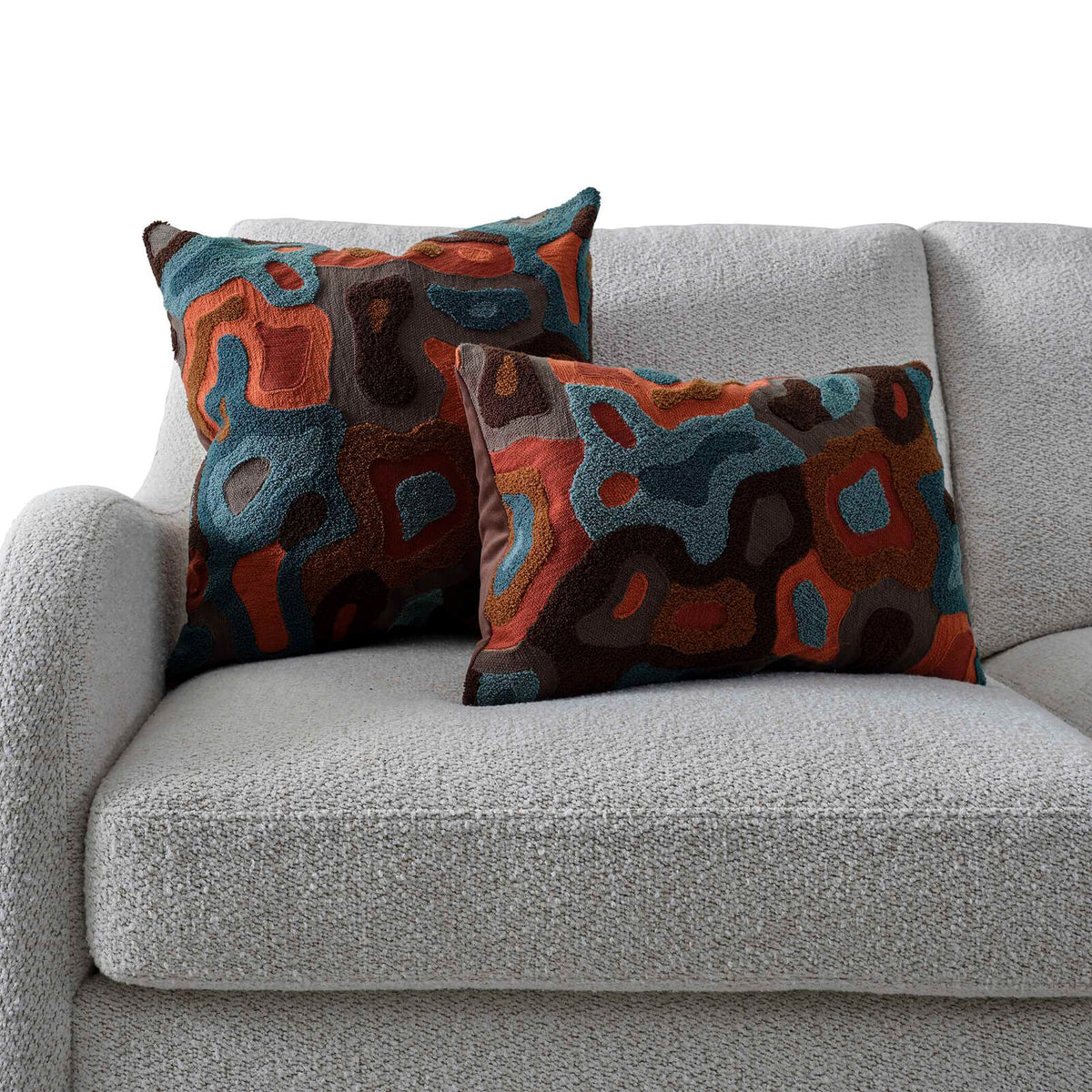 Water Flower Pillow in Lumbar Jewel