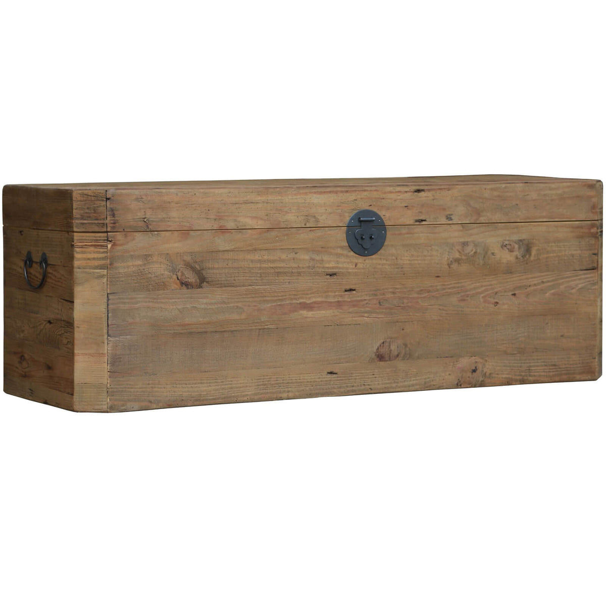 Reclaimed Pine Bed Trunk - Large