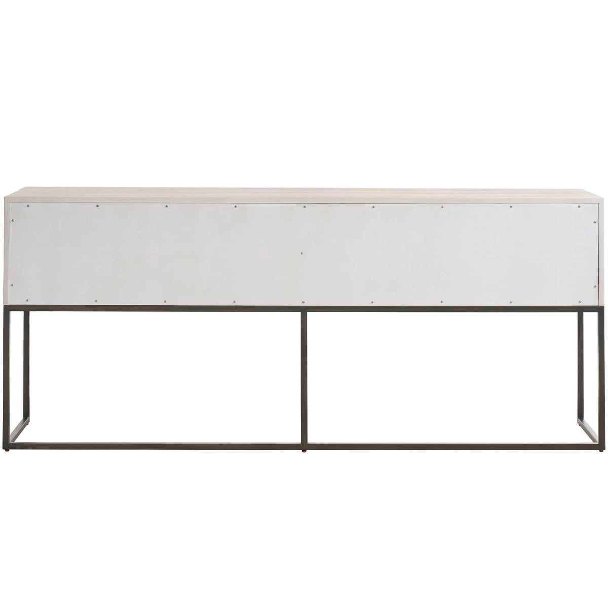 River Rock Metal Base Console Table