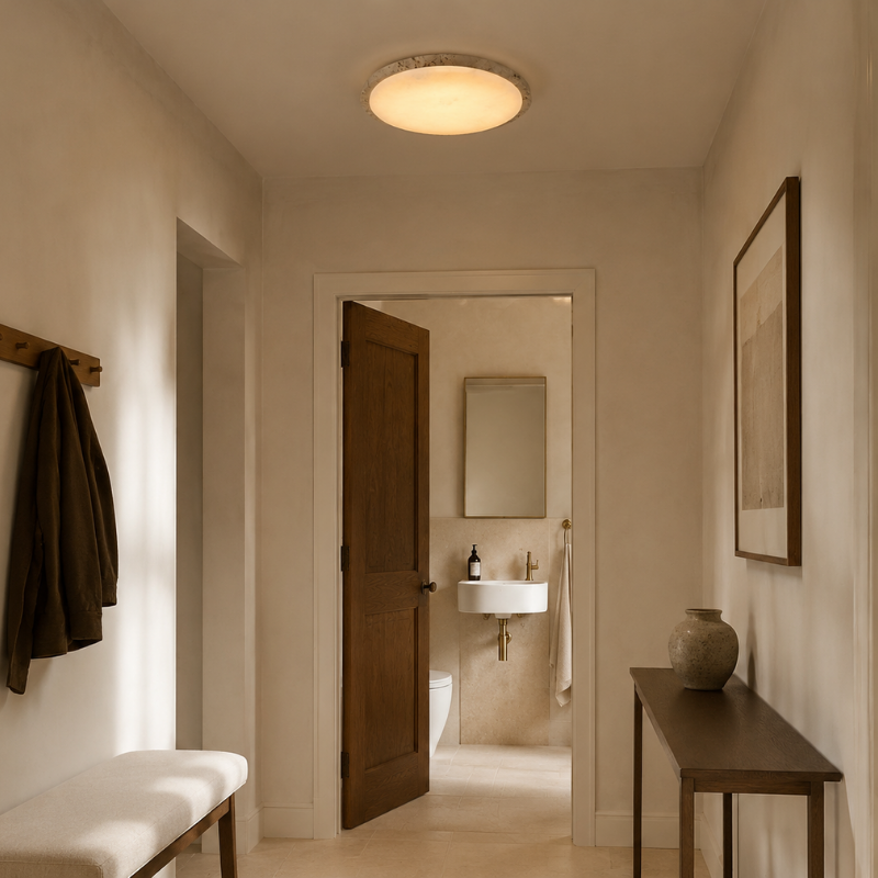 Roland Alabaster Ceiling Light