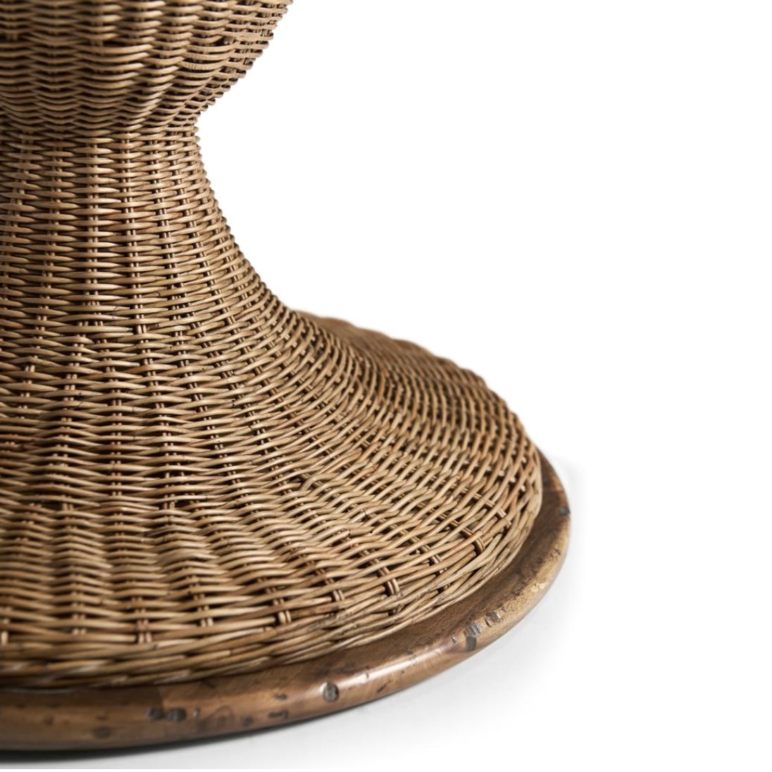 Palm Court Round Dining Table in Rattan - 117cm