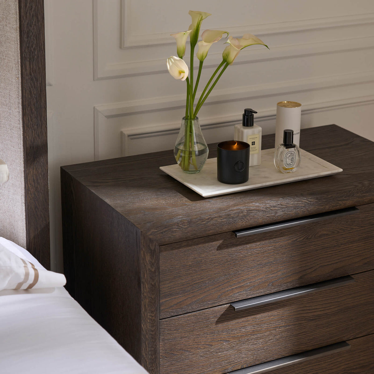 Sable Plinth Bedside Table
