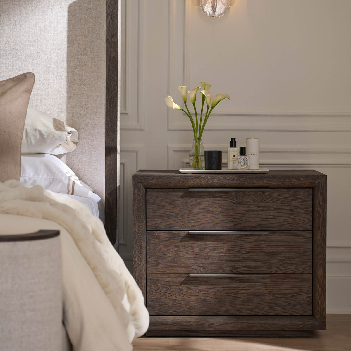 Sable Plinth Bedside Table