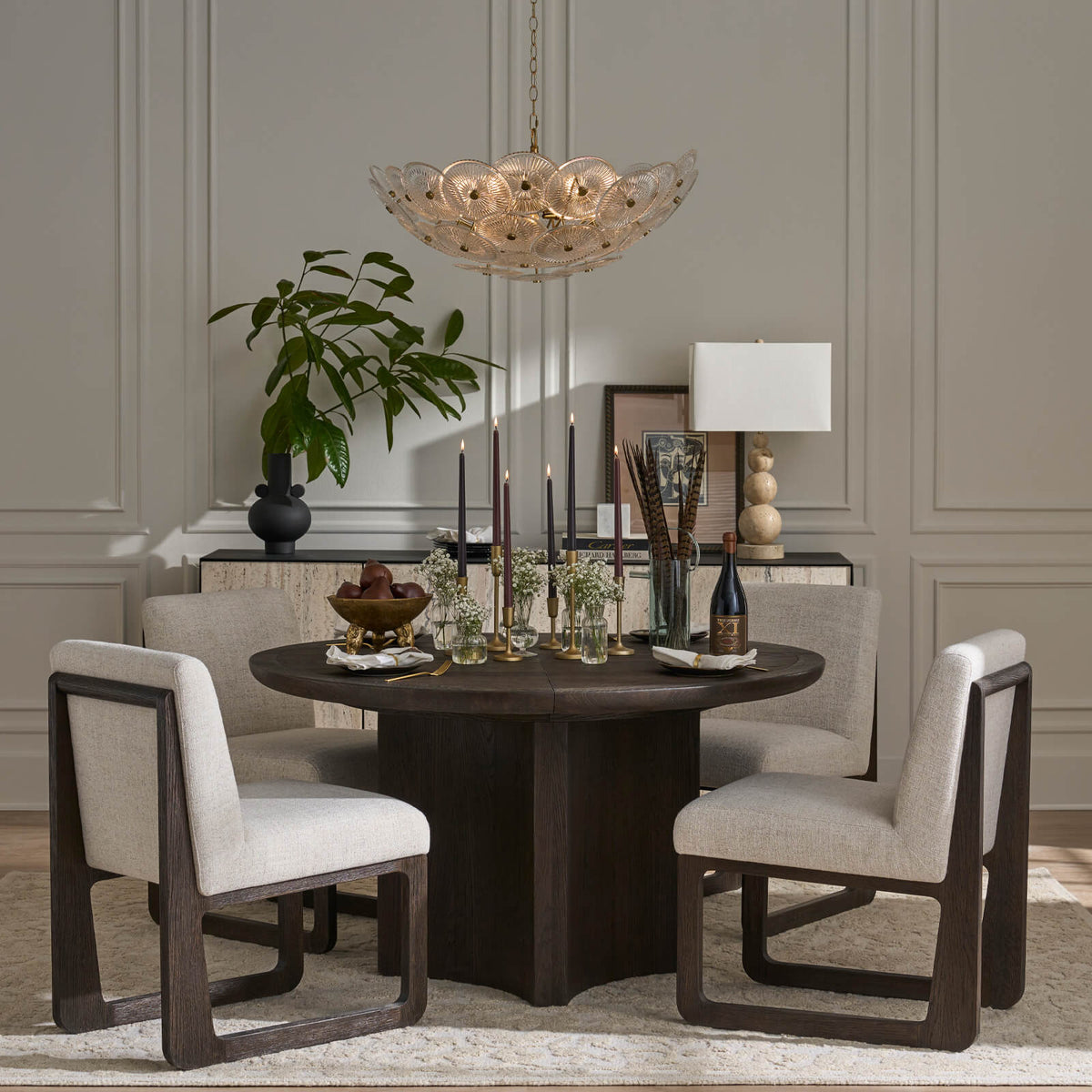 Sable Round Extending Dining Table - 137-183cm