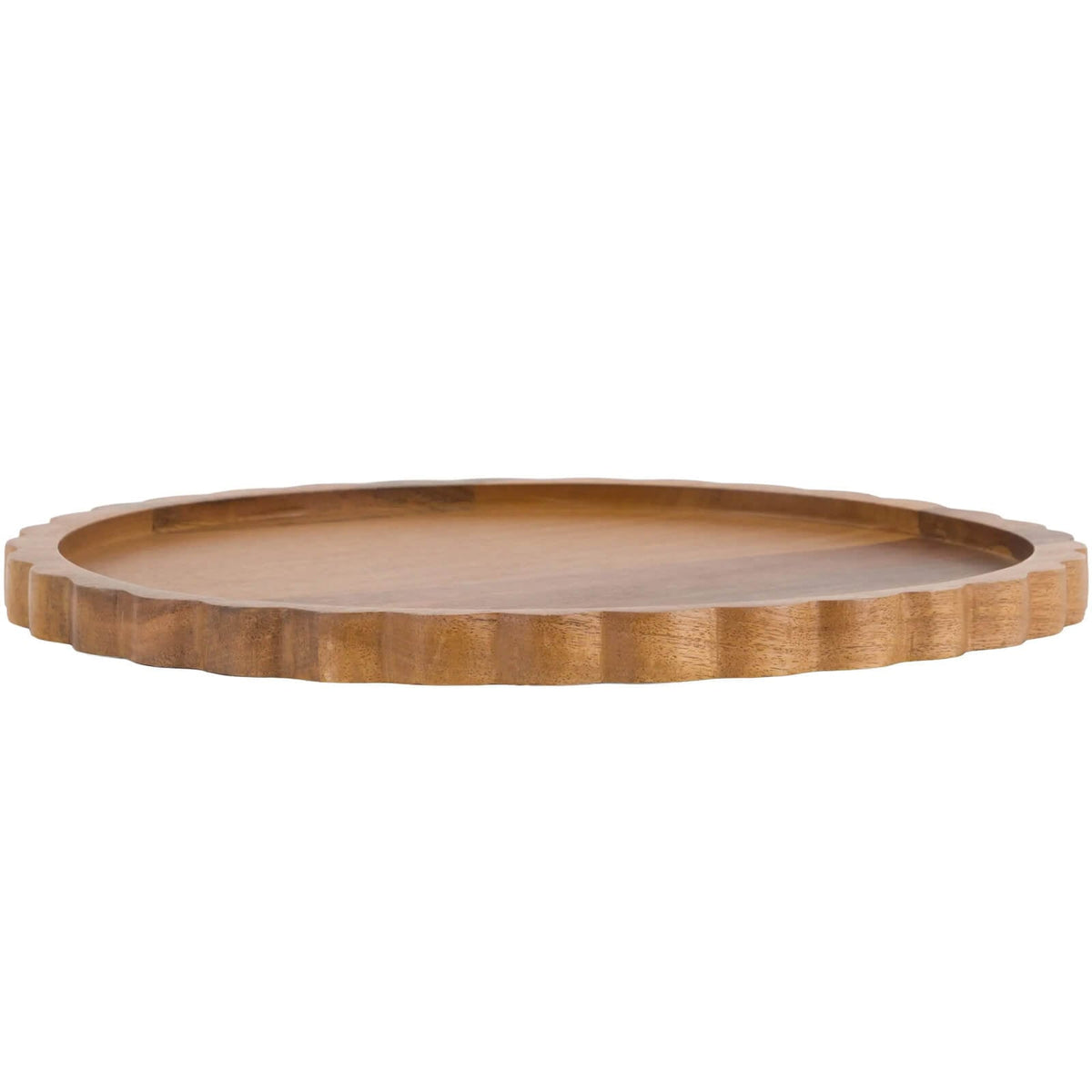 Scallop Round Mango Wood Board