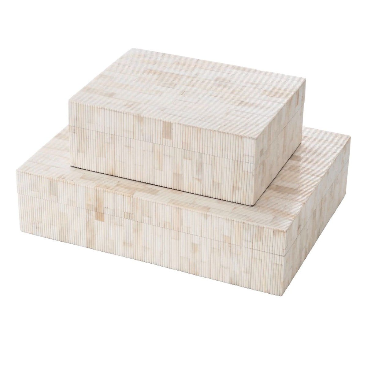 Scoop Box in Natural Bone - Large