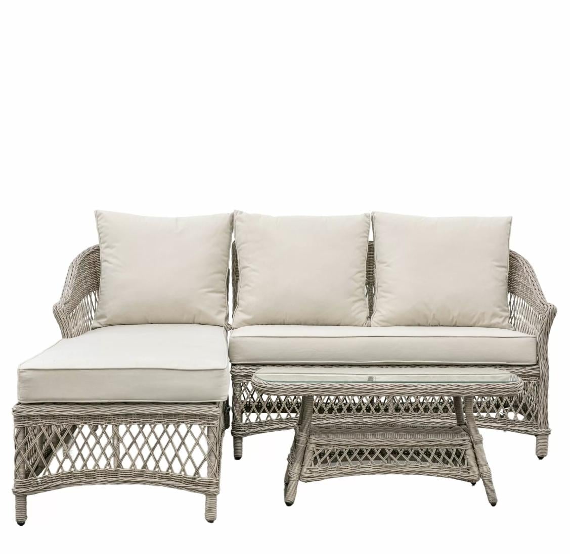 Manaya Outdoor Chaise Set Stone