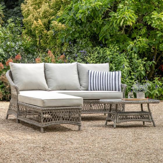 Manaya Outdoor Chaise Set Stone