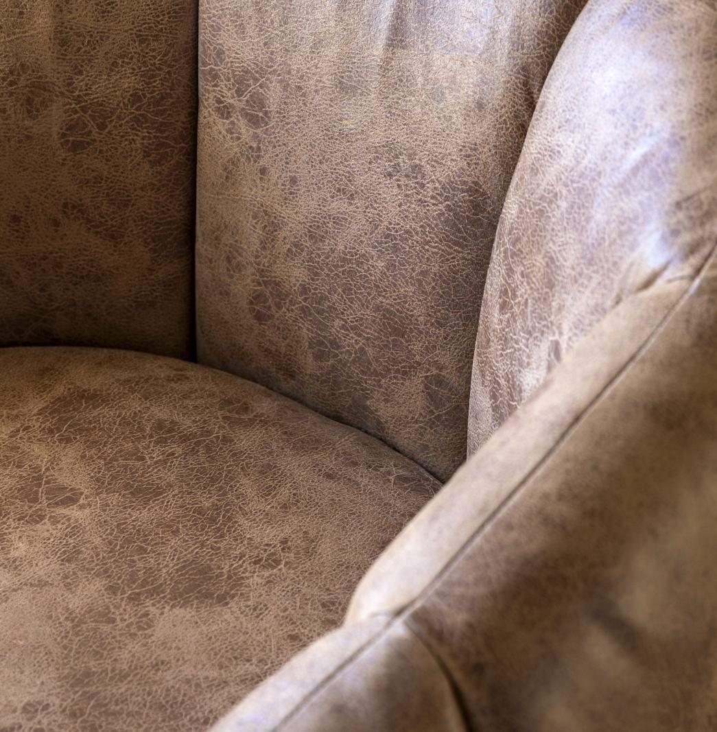 Novella Tub Chair Antique Tan Leather