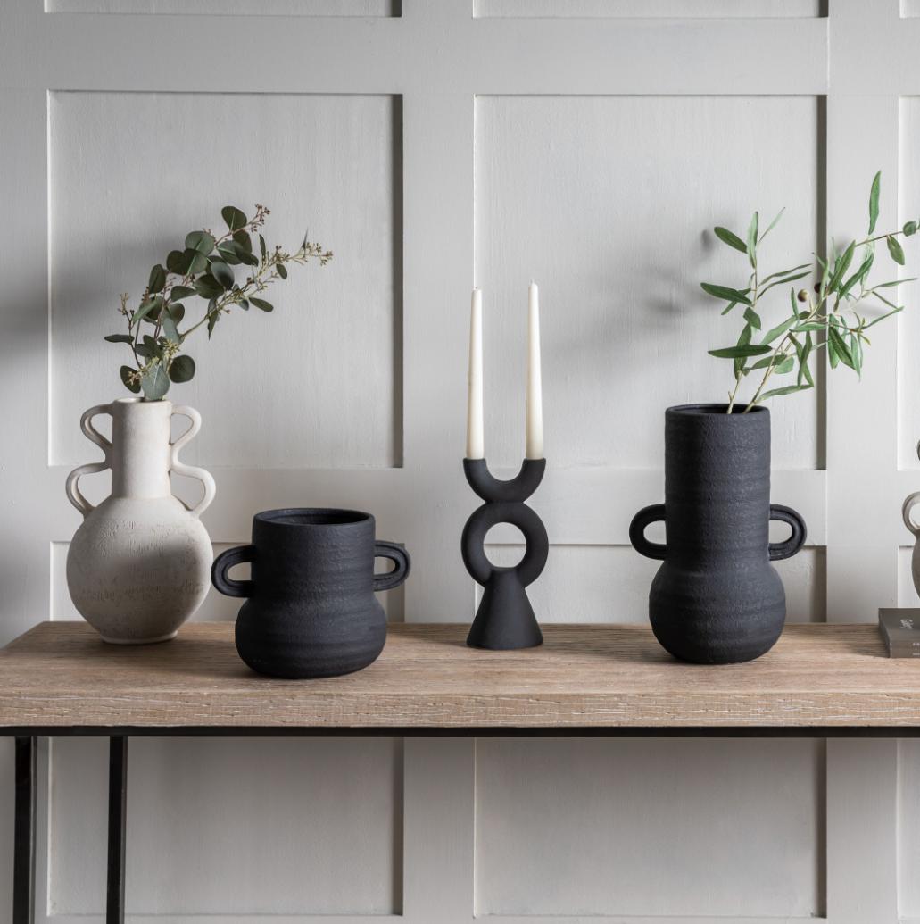 Gorda Vase Small Black