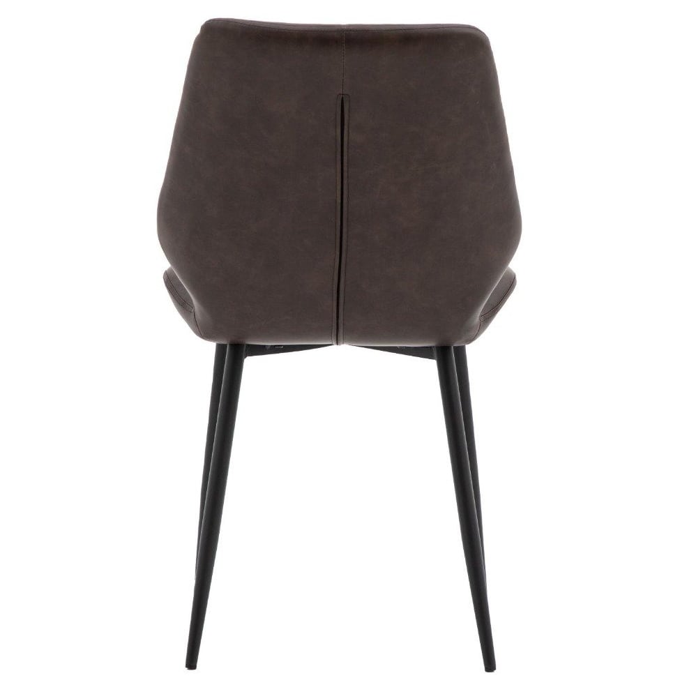Jace Dining Chair in Brown - Set of 2