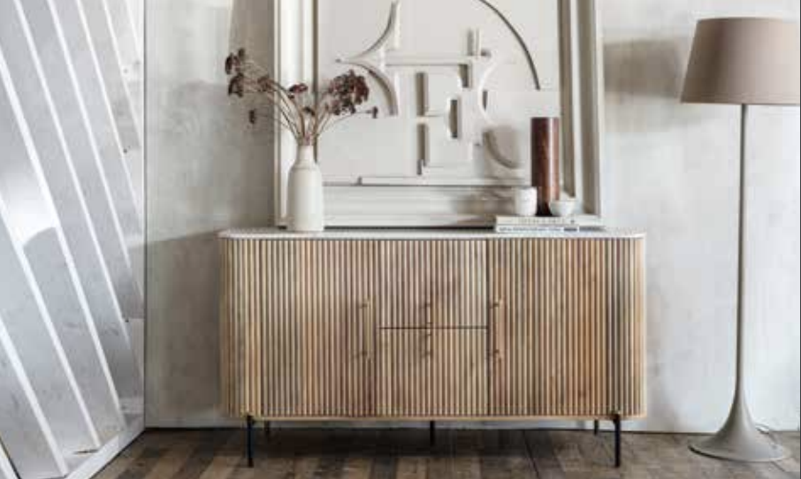 Cheltenham Wide Sideboard with Marble Top