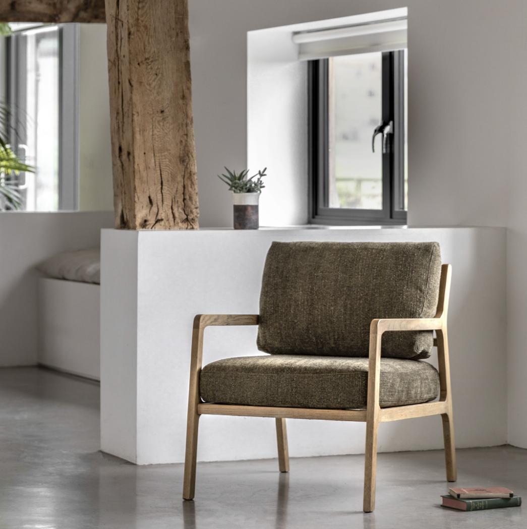 Cordoni Armchair Moss Green
