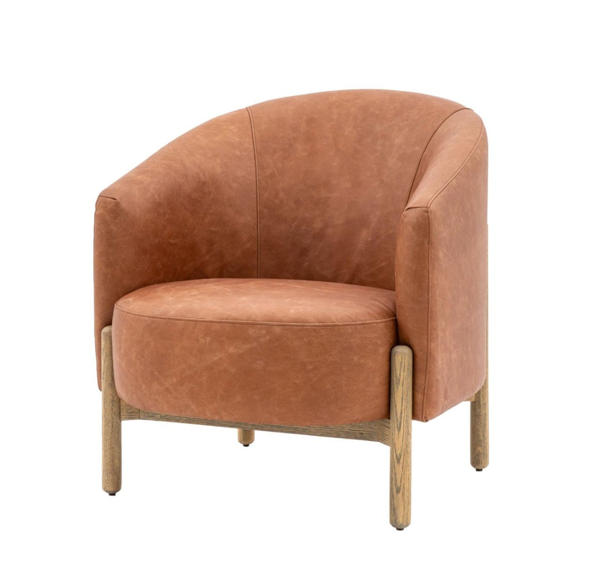 Tivoli Armchair Vintage Brown Leather
