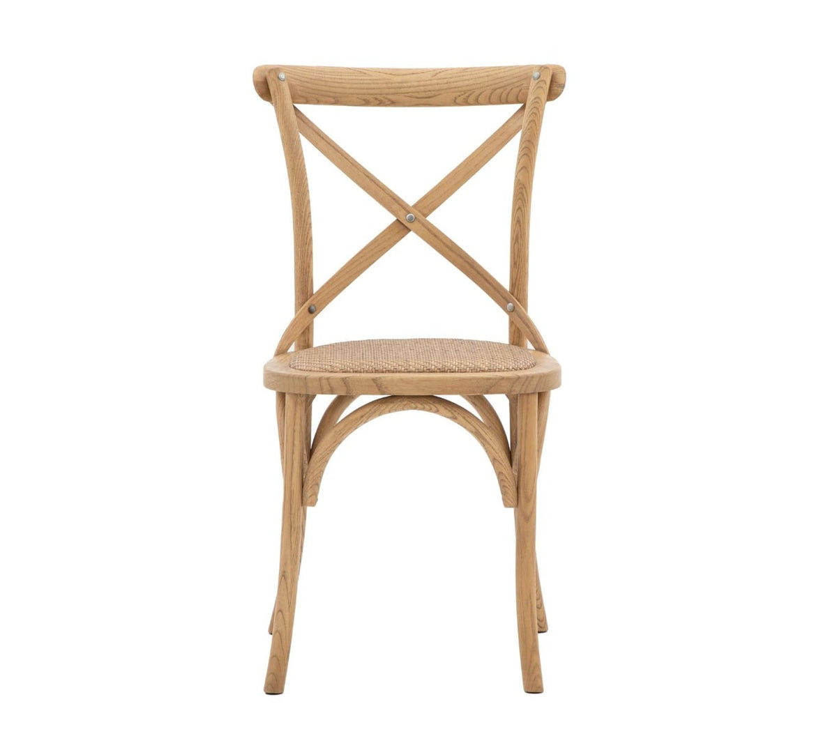 Barista Chair in Natural Rattan - Set of 2