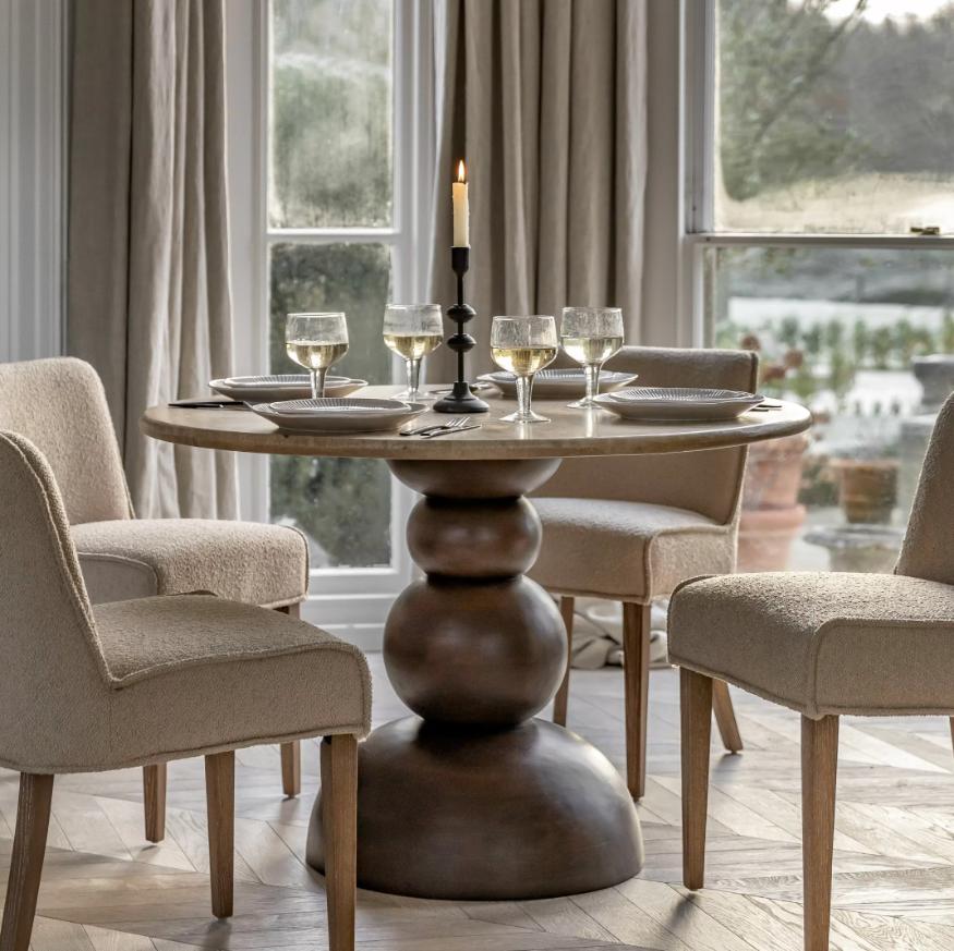 Spheres Round Dining Table - 110cm